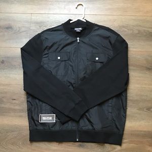 NWT Michael Kors Black Bomber Jacket Size XL